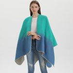 Poncho Azul Mujer 5