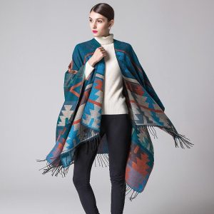Poncho Largo Mujer 9
