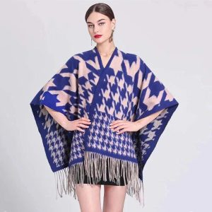 Poncho Mujer Punto 8