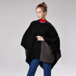 Poncho Negro Mujer 4